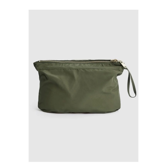 New! REISS London Jenna Short Hooded Parka Windbreaker Jacket in Khaki - Picture 8 of 13